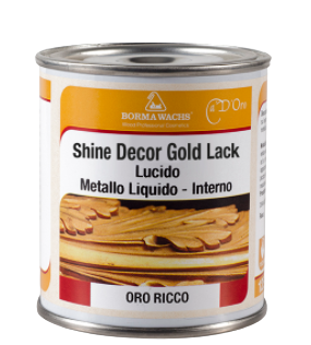 Рідка поталь Borma Wachs Shine Decor Gold Lack 0.125л, фото 1