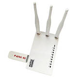 Комплект 4G модем Huawei e3372-607 original+WiFi роутер Netis MW5230 потримка MIMO антен, фото 2