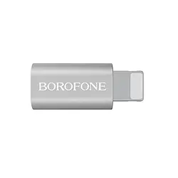 Адаптер-перехідник Borofone BV5 MicroUSB - Lightning Silver (BV5)