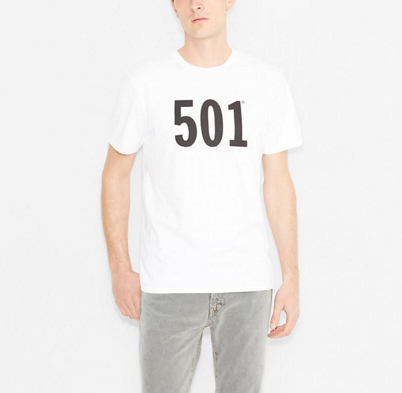 Чоловіча футболка Levis 501 Tee — White (XL)