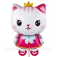 Фольгована повітряна кулька Кітті 108 см.