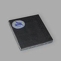 Салфетка бумажная 330*330, 2-х слойная, чёрная, ящик 30 упаковок по 20 шт.