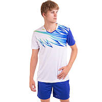 Форма волейбольна чоловіча Lingo для волейболу LD-P819 білий-блакитний