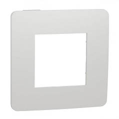 Рамка 1-постова, UNICA STUDIO COLOR білий/білий