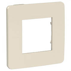 Рамка 1-постова, UNICA STUDIO COLOR бежевий/бежевий