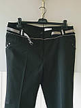 Вузькі штани з косими кишенями і бордовими гудзиками на поясі DAS Elit, фото 4