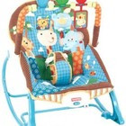 Крісло-гойдалка Fisher Price Infant-to-Toddler Rocker — Neutral "Слоненя" до 18 кг. 