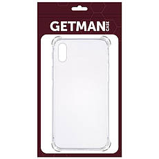 TPU чехол GETMAN Ease logo кути посилені для Apple iPhone X / XS (5.8"), фото 2