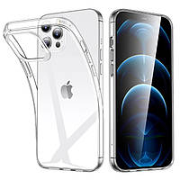 Прозрачный силиконовый чехол для iPhone 13