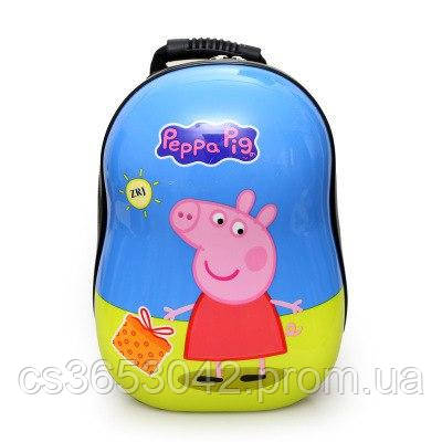 Дитячий пластиковий рюкзак для садочка peppa pig