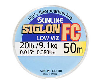 Флюорокарбон Sunline SIG-FC 50m 0.38mm 9.1kg поводковий