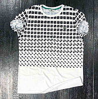 Мужская трикотажная футболка белая Lacoste размер S