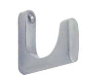 Гачок для одежі, арт. 8401235 33, нержавіюча сталь А2, 35X33