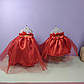 Костюм новорічний сніжинка 1-8 років спідниця червона фатинова та обруч сніжинка 1 шт, фото 4