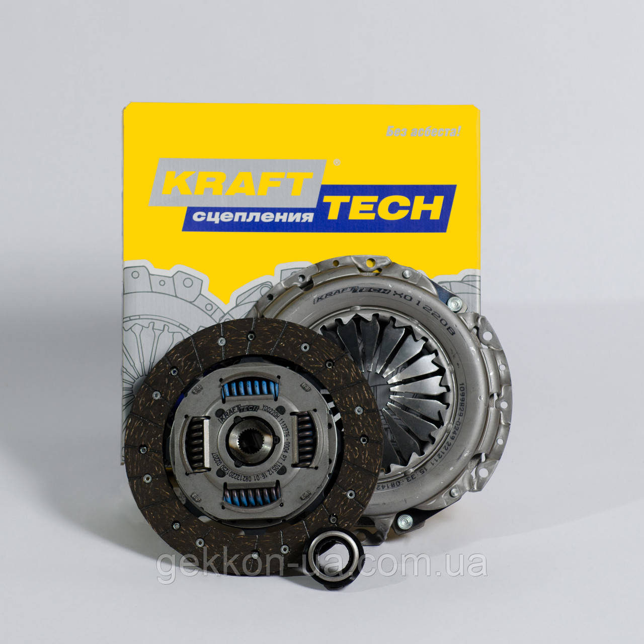 Зчеплення Volkswagen 1.6-2.0, Skoda Octavia в зборі (корзина, диск, підшипник) Krafttech W00220J