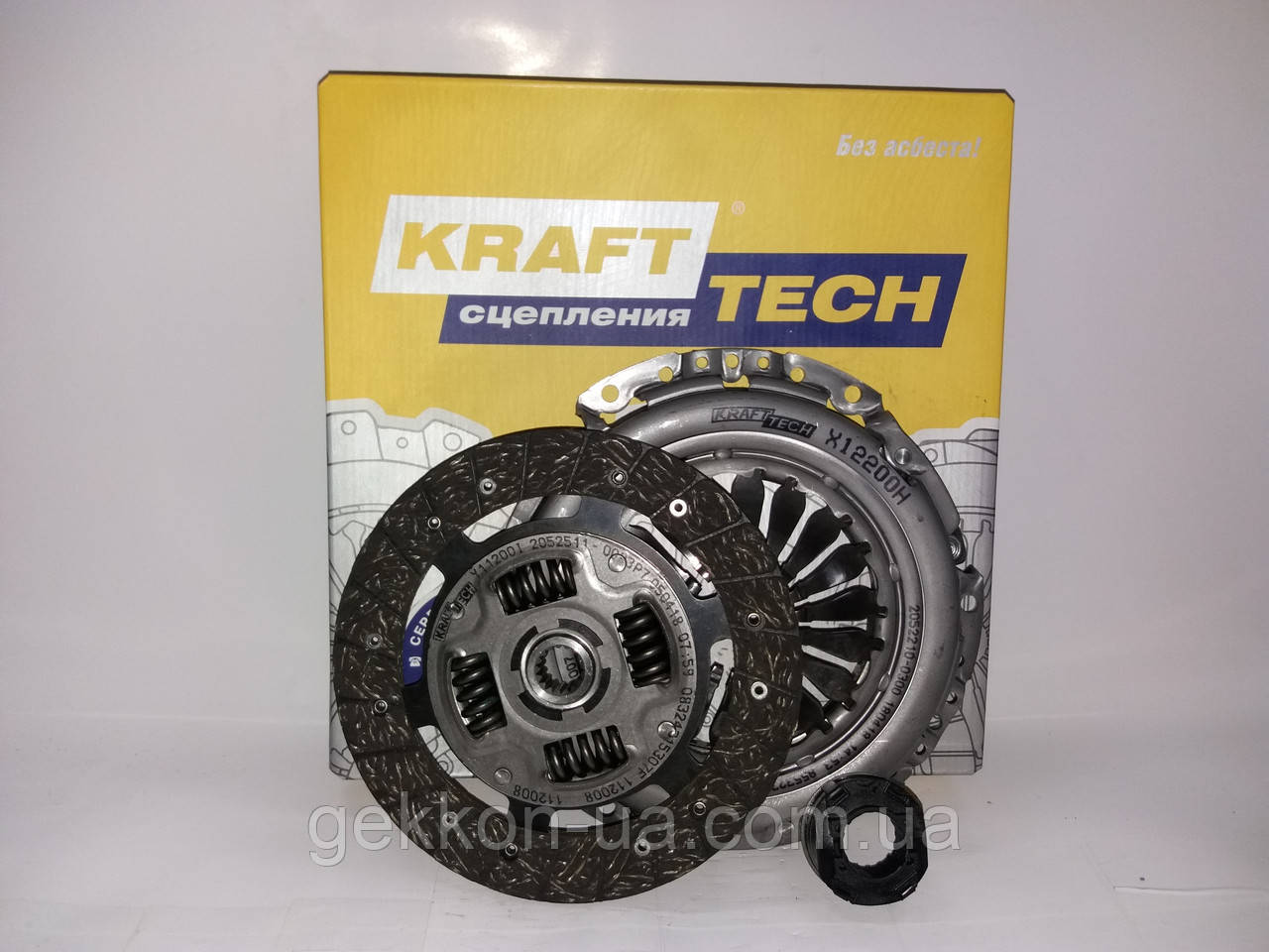 Зчеплення Mitsubishi Lanser-X в зборі (корзина, диск, підшипник) Krafttech (Туреччина, MA-PA) W21200G
