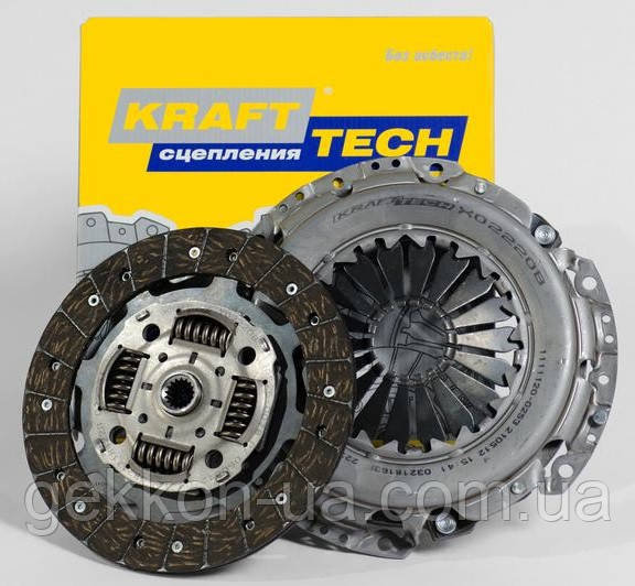 Комплект сцепления Ford Focus II 1.8 без подшипников "Krafttech"