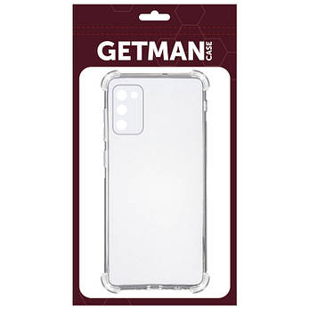 TPU чехол GETMAN Ease logo кути посилені для Samsung Galaxy A03s, фото 2