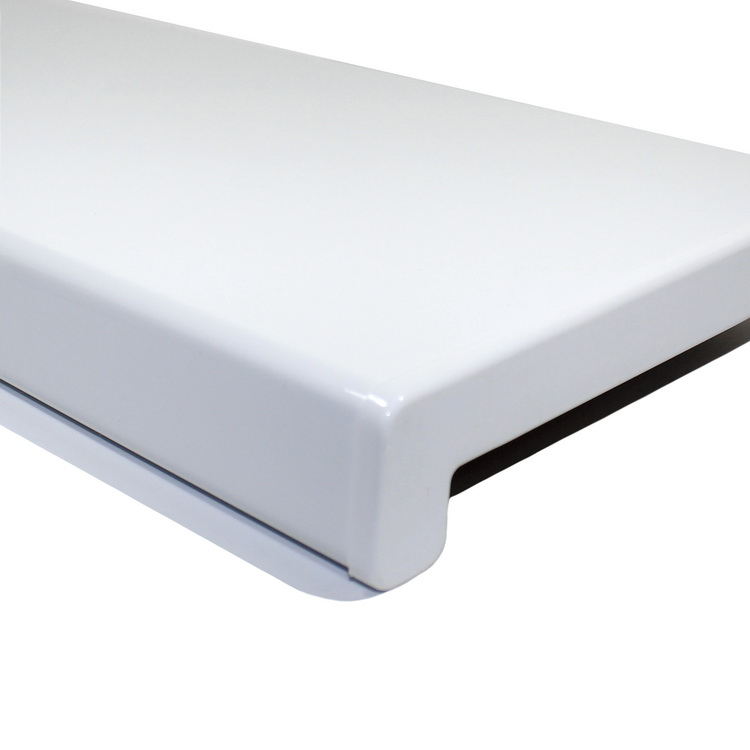 Пластикове підвіконня Кристаліт Crystallit біле глянсове