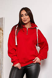 Світшот теплий на змійці