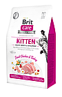 Brit Care Cat GF Kitten HGrowth & Development Корм для кошенят з куркою й індичкою 0.400 кг