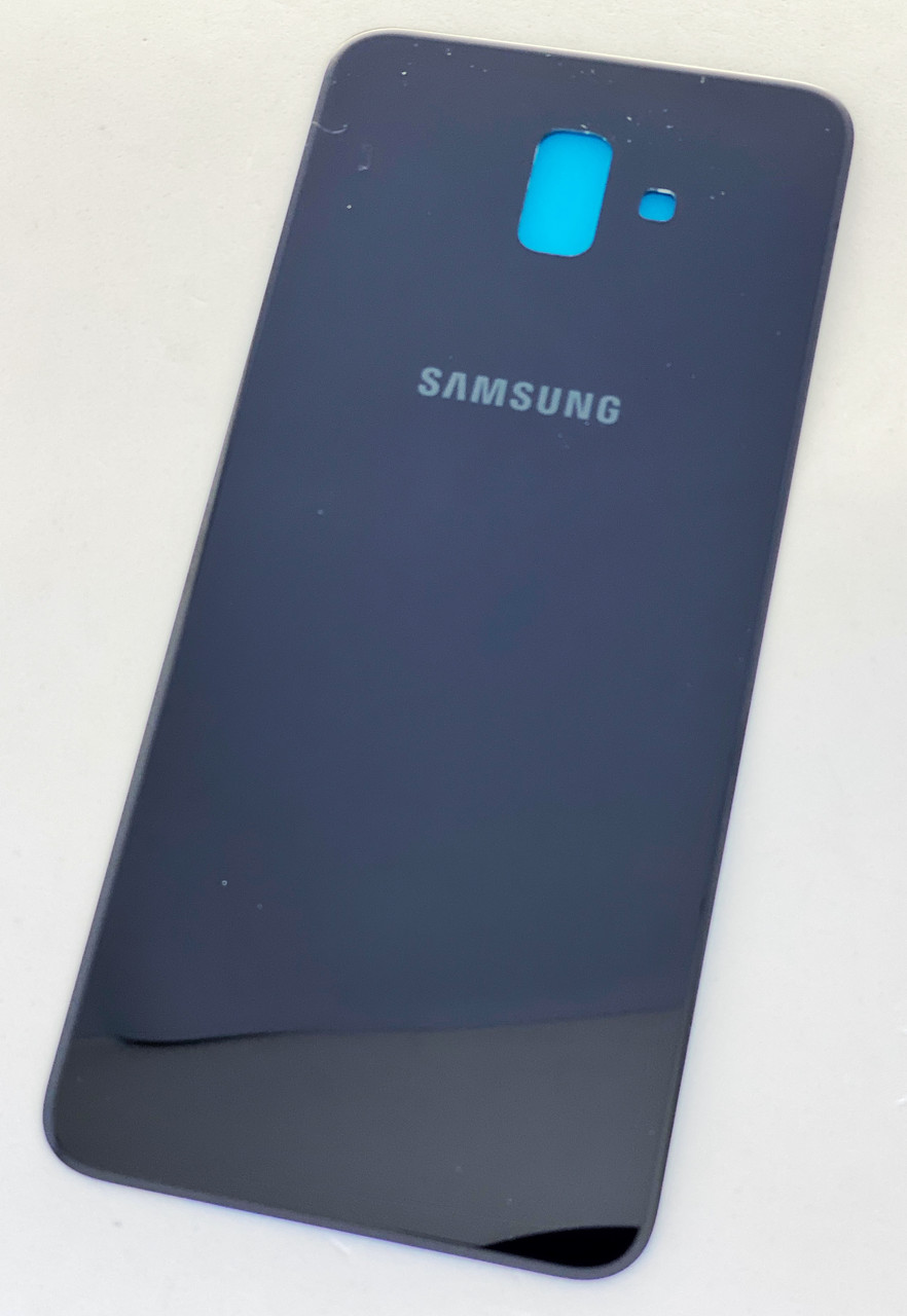 Задня кришка для Samsung J610 Galaxy J6 Plus, чорна, оригінал, фото 1