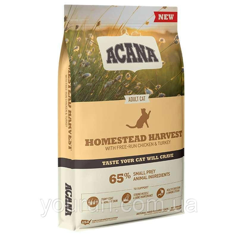 Acana (Акана) Homestead Harvest – Сухий корм з куркою, індичкою та качкою для котів 1.8кг