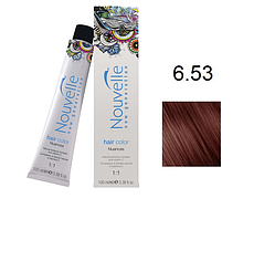 Фарба для волосся Nouvelle Hair Color 6.53 какао 100 мл, фото 1