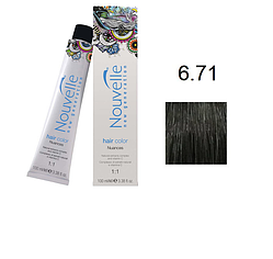 Фарба для волосся Nouvelle Hair Color 6.71 графіт 100 мл, фото 1