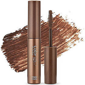 Туш для брів Etude House Color My Brows # 01 Rich Brown 4.5 г (8806199412790)