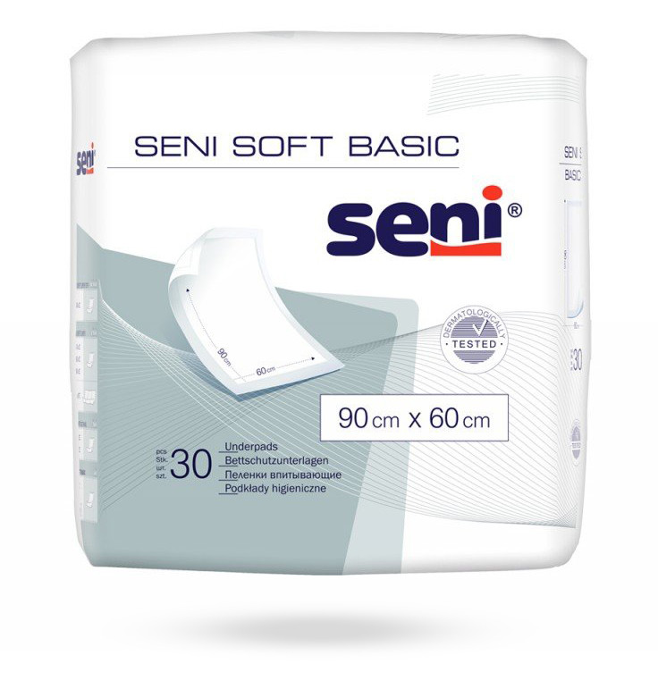 Одноразовые пеленки Seni Soft Basic 90x60см 30 шт
