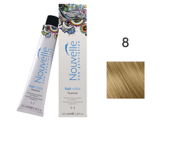 Фарба для волосся Nouvelle Hair Color 8 русявий 100 мл, фото 1
