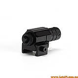 Лазерний приціл цілевказівник Red компактний ЛЦВ для гвинтівки пістолета карабіна, фото 4