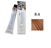 Краска для волос Nouvelle Hair Color 8.4 светлый медно-русый 100 мл