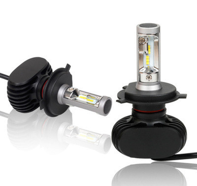 Світлодіодні LED-лампи для автомобіля S1 H4 система охолодження, фото 1