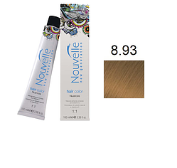 Фарба для волосся Nouvelle Hair Color 8.93 світло-русявий 100 мл, фото 1