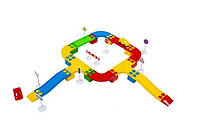 Коструктор Бамсик автотрек Кольорова дорога №2 (33 дет), в пакеті 26*17см