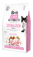 Brit Care Cat GF Sterilized Sensitive для стерилізованих кішок з чутливим травленням 2 кг