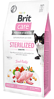 Brit Care Cat GF Sterilized Sensitive для стерилізованих кішок з чутливим травленням 7 кг