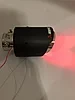 Насадка на глушник Akrapovic AK J31 LED RED з підсвіткою carbon