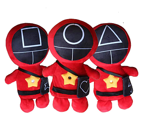 М'яка дитяча іграшка нічник-проектор зоряного неба Гра в кальмара Squid Game NJ-00115A,B,C G