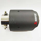 Насадка на глушник Akrapovic AK J32 LED RED з підсвіткою carbon, фото 8