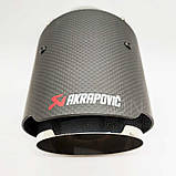 Насадка на глушник Akrapovic AK J32 LED RED з підсвіткою carbon, фото 10