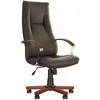 Офисное компьютерное кресло руководителя Кинг King wood Tilt EX4 Новый Стиль