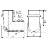 Куточок Thermo Alliance Forte 3/4" НН SF37320, фото 2