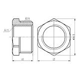 Футорка Thermo Alliance Forte 1/2"х3/4" НВ SF3742015, фото 2