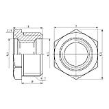 Футорка Thermo Alliance Forte 1/2"х1/4" НВ SF374156, фото 2