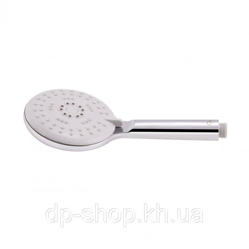 Лійка для ручного душу Qtap Rucni 120 мм округла QT01L Chrome, фото 1