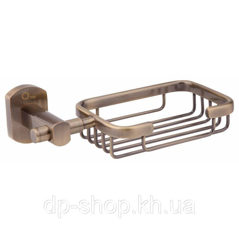 Мильниця Qtap Liberty настінна QTLIBANT1156 Antic Bronze, фото 1