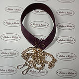 Ручка на півкільцях 40*2,5. Колір Бордо, фото 2